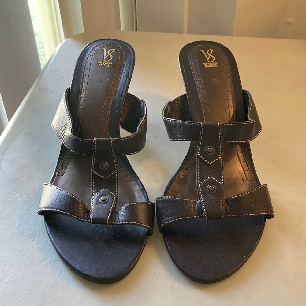 Victoria Spenser “Fanta” leather vintage upper sandals Sz 11
